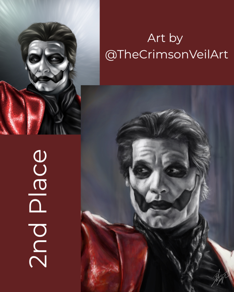 Second place in the Art Den's Draw It Again Challenge